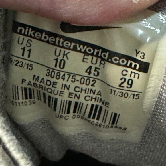 Nike Air Zoom Huarache 2K4 Wolf Gray University Blue 308475-002 Men’s Size 11 - Picture 7 of 9